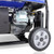 Open framed petrol generator on wheels