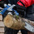 Chopping Logs Chainsaw