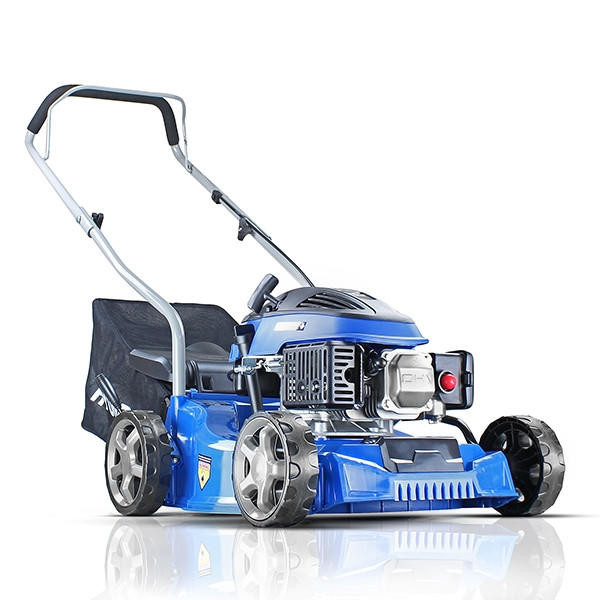 Compact petrol shop lawn mower