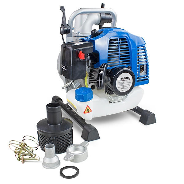 Hyundai 35mm 1.5'' Petrol Clean Water Pump, 35m Total Head, 8m Lift, 250L/min Flow Rate, Lightweight | HYWP4300X