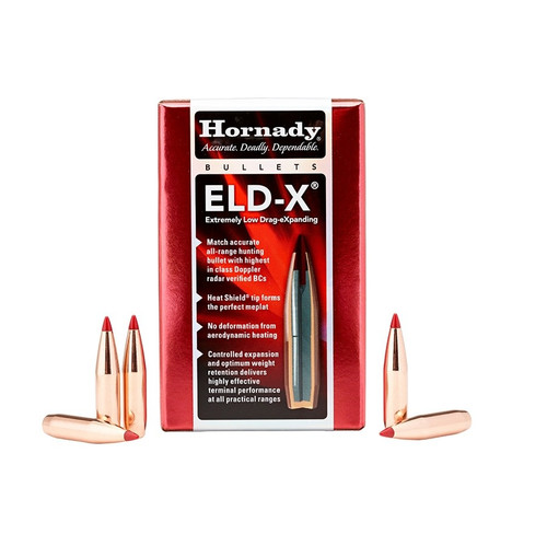 Hornady ELD-X, 338 Cal (.338"), 270 Gr, 50 ct