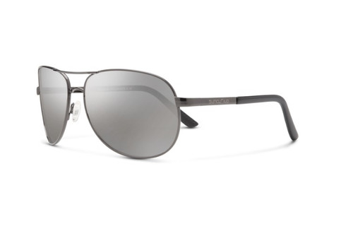 Suncloud Aviator, Gunmetal/Polarized Silver Mirror