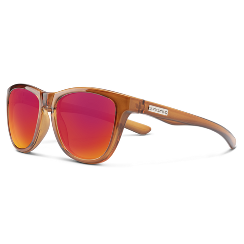 Suncloud Topsail, Crystal Amber/Polarized Red Mirror