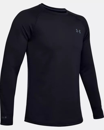 UA Men's Cold Gear Extreme Base 4.0, Crew, Black