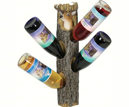 Rivers Edge Deer Wine Holder, 4 Bottle