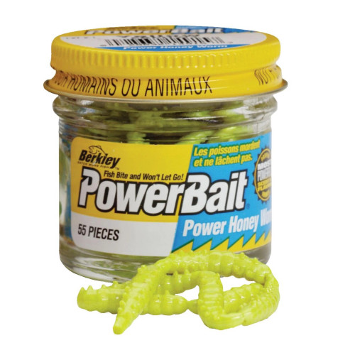 Berkley PowerBait, Power Honey Worm, 55 ct