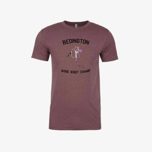 Redington Wind Knot Tee, Heather Maroon