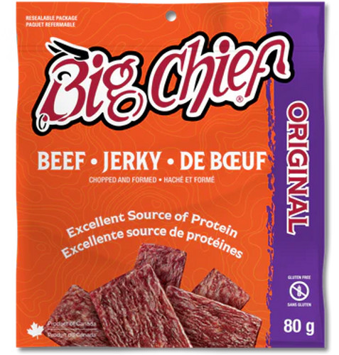 Big Chief Beef Jerky, 80 g, Original