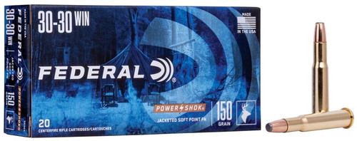 Federal Power-Shok, 30-30 Win, JSP
