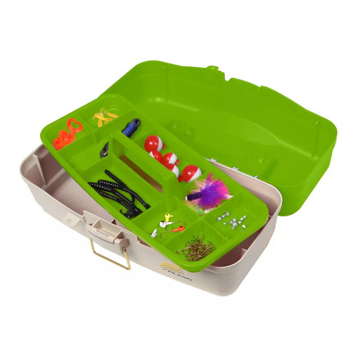 Plano Let's Fish! One Tray Tackle Box, Green