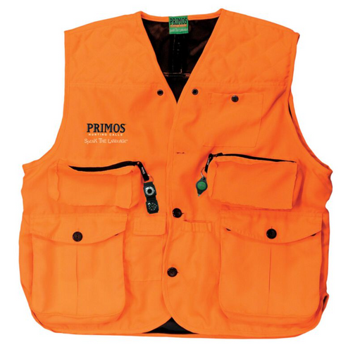 Primos Gun Hunter's Vest, Blaze Orange, XL