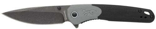 Browning Knife, Cedar G10, Folding, Black/Gray
