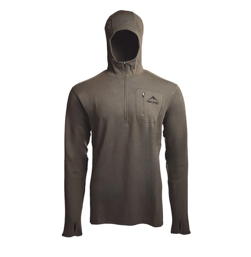 Skre Kaibab 300 Merino Hoodie, Ash Brown