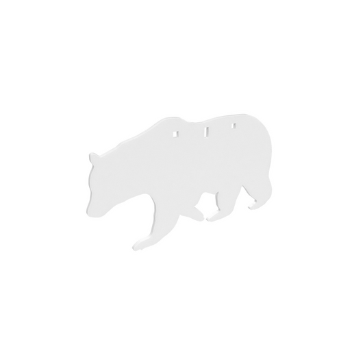 Birchwood Casey Steel Gong, AR500, 3/8", Bear