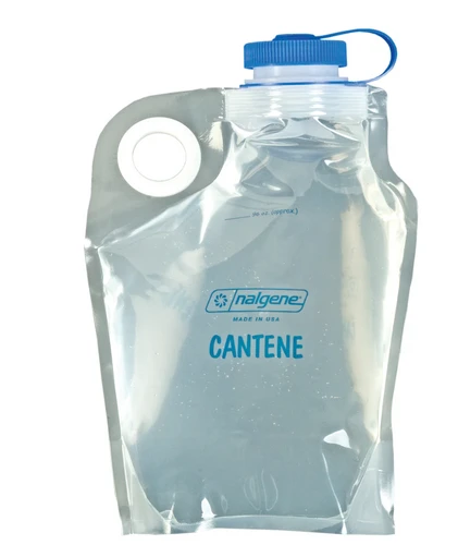 Nalgene Wide Mouth Cantene, 96 oz, Clear