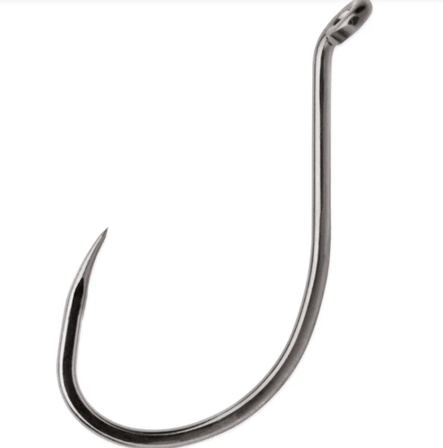 VMC Octopus Barbless Offset, Black Nickel, Size 3/0, 6 pk