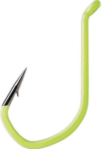 VMC Techset Live Bait, Size 6, 6 pk, Fluorescent Chartreuse