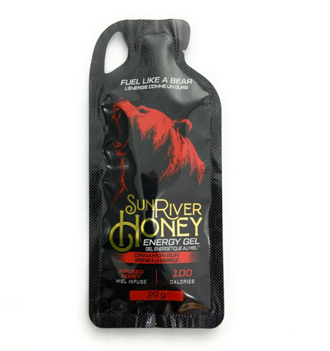 Sun River Honey, Energy Gel, Cinnamon Bun