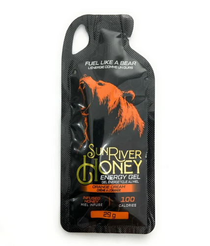 Sun River Honey, Energy Gel, Orange Cream