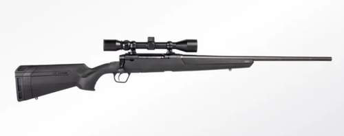 Savage Axis XP w/ Scope 3-9x40mm, 223 Rem, RH, Bolt, 22" Barrel, 4 Rnd DBM, Carbon Black