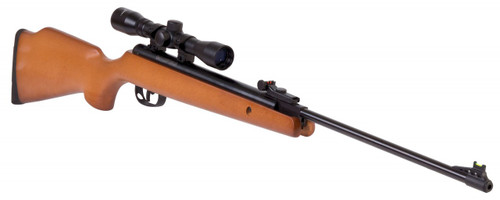 Crosman Optimus Break Barrel Air Rifle w/ 4 x 32 mm Scope, .177 Cal, 1200 fps Crosman Optimus Break Barrel Air Rifle w/ 4 x 32 mm Scope, .177 Cal, 1200 fps