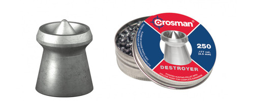 Crosman Pellets, .177 Cal, Destroyer, 7.4 gr, 250 pk Crosman Pellets, .177 Cal, Destroyer, 7.4 gr, 250 pk