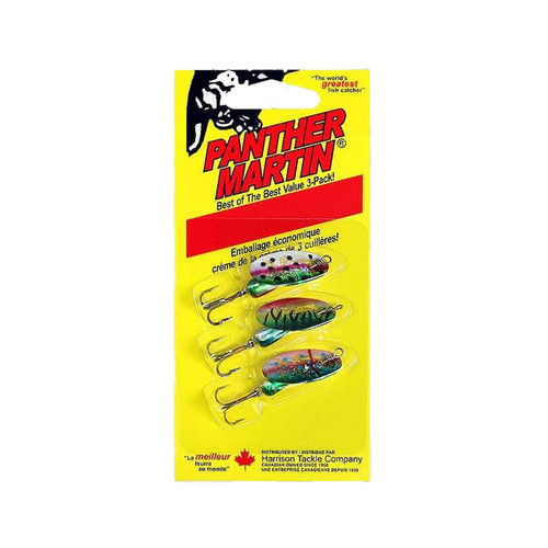 Panther Martin Spinner Kit, Holographic, 3 pk Panther Martin Spinner Kit, Holographic, 3 pk
