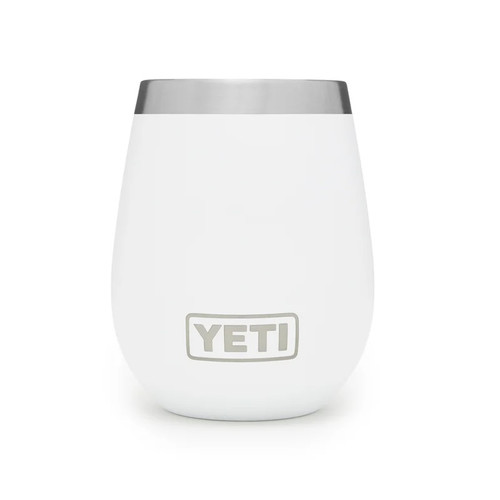 Yeti Rambler 10 oz Wine Tumbler, White Yeti Rambler 10 oz Wine Tumbler, White