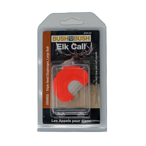 Bush in the Bush Elk Calls, Series II - Orange, Triple Reed, Large Bull