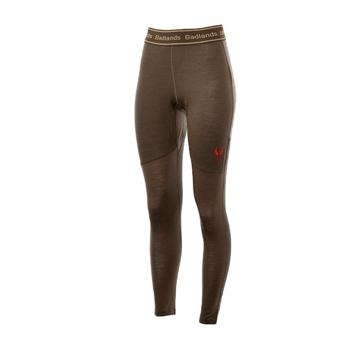 Badlands Women's Pecora Lightweight Merino Bottom, Mud Badlands Women's Pecora Lightweight Merino Bottom, Mud