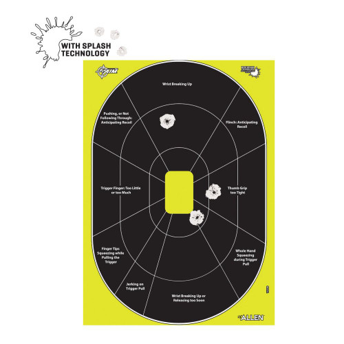 Allen EZ Aim Handgun Splash Target, 12" x 18", 8 pk Allen EZ Aim Handgun Splash Target, 12" x 18", 8 pk