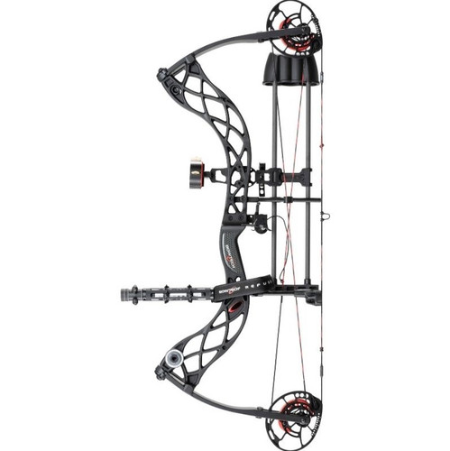 BowTech Carbon Zion DLX Bow, RH, 60#, Black DLX Package