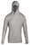 Browning Men's 120 Merino Base Layer Hooded Shirt, Gray