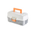 Plano One Tray Tackle Box, Grey/Orange