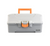 Plano Three Tray Tackle Box, Grey/Orange