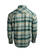 Skre Delta Flannel Top, Green