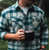Skre Delta Flannel Top, Green
