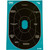 Allen G.W.G. Adhesive Handgun Trainer Target w/ Splash, 12.5"x18.25" Oval, 5 pk