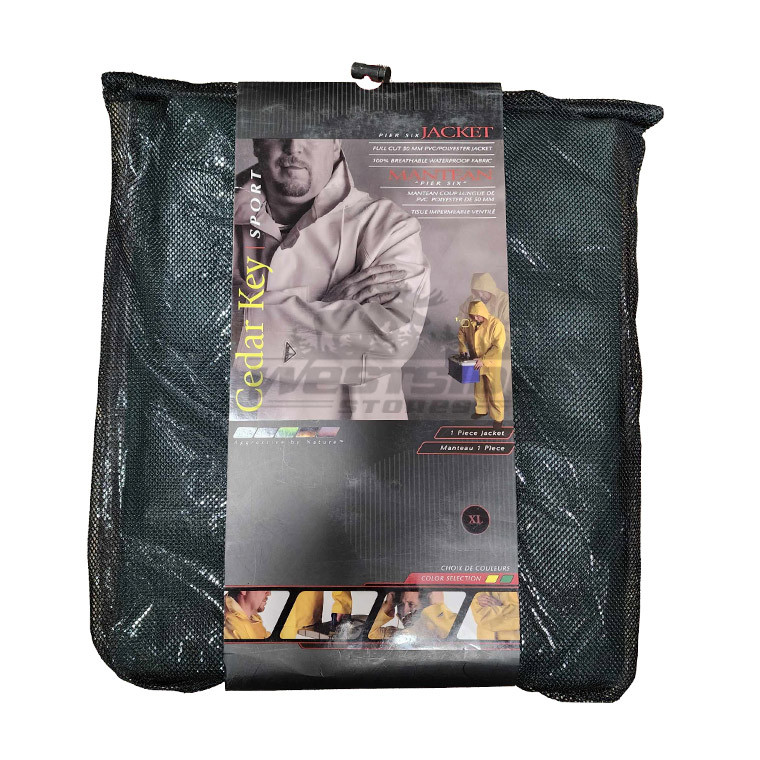 Cedar Key Pier Six Rain Jacket