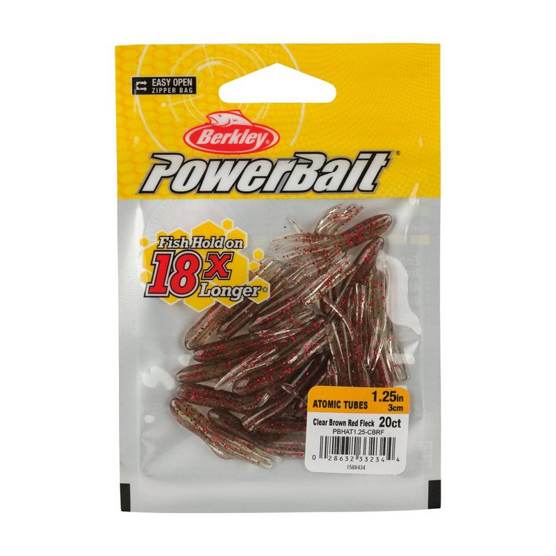 Berkley PowerBait Atomic Tubes, 1.25, 20 pk - Westside Stores