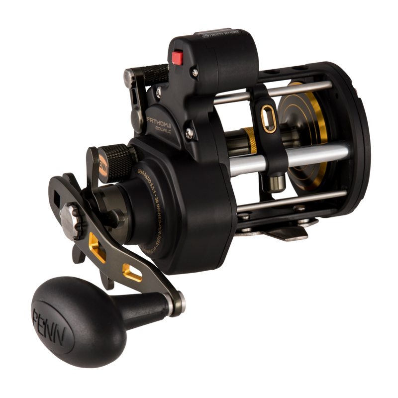 Penn Fathom II 20 Levelwind Reel, Line Counter, Star Drag (FTHII20LWLC) -  Westside Stores