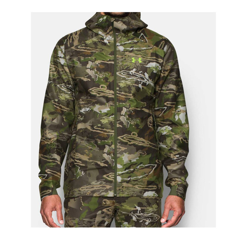 under armour camo rain jacket