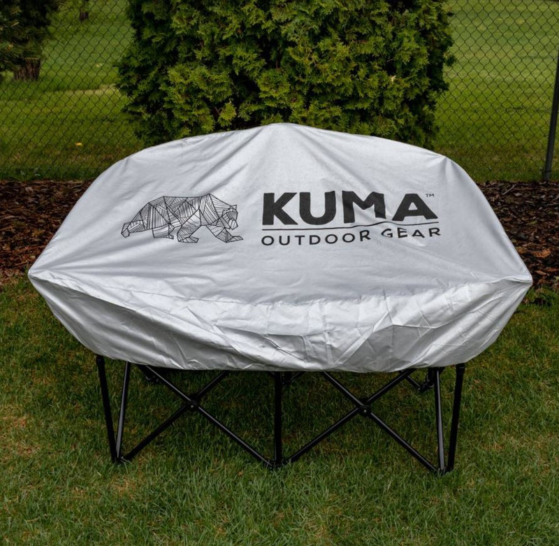 Kuma Chair Cover, Bear Buddy, Silver