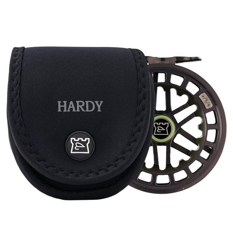 Hardy Ultradisc UDLA 6000 Fly Reel w/ Case, 5/6/7 wt, Gun Metal/Green