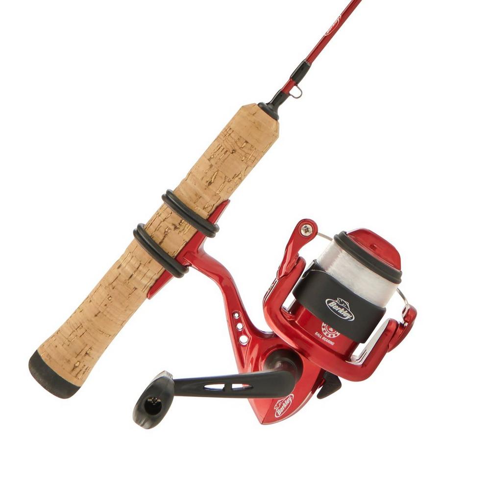 Berkley Cherrywood HD Ice Fishing Combo, 26, Medium-Light