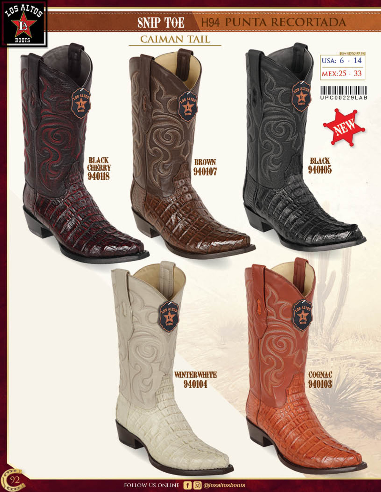 Los Altos Snipped Toe Python Cowboy Boots - Tim's Boots