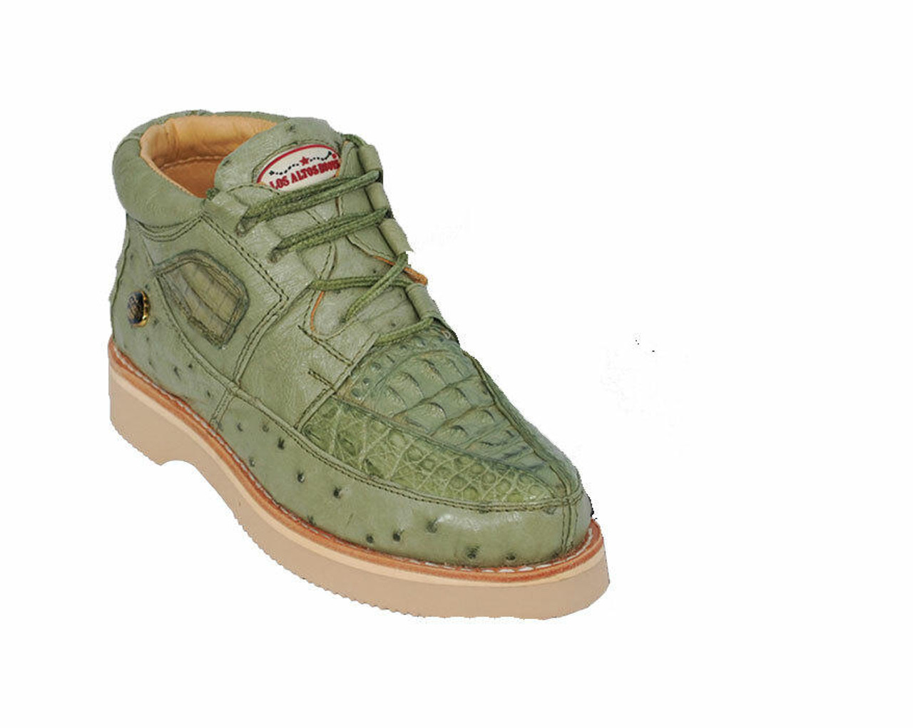 Wild West Caiman and Ostrich Casual Shoes