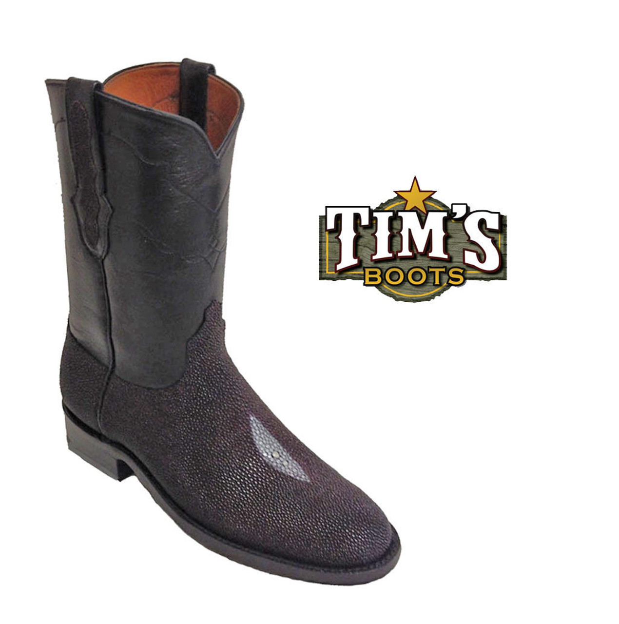 Black Jack Stingray Roper Boots