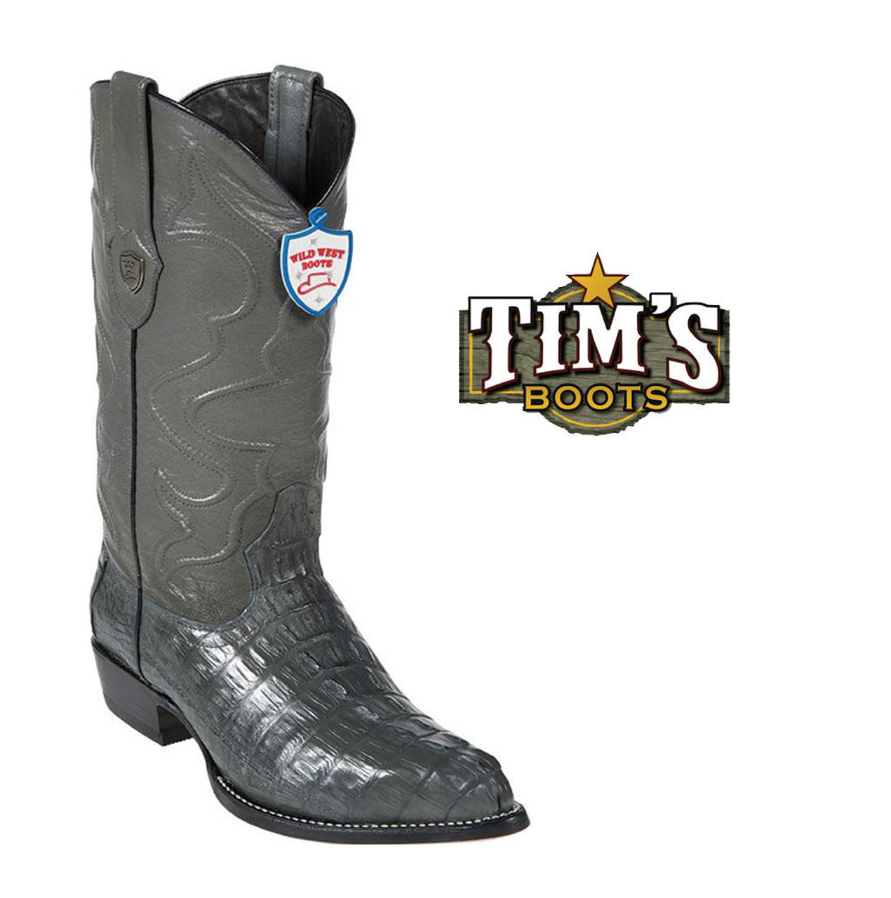 Wild West Caiman Boots Tail