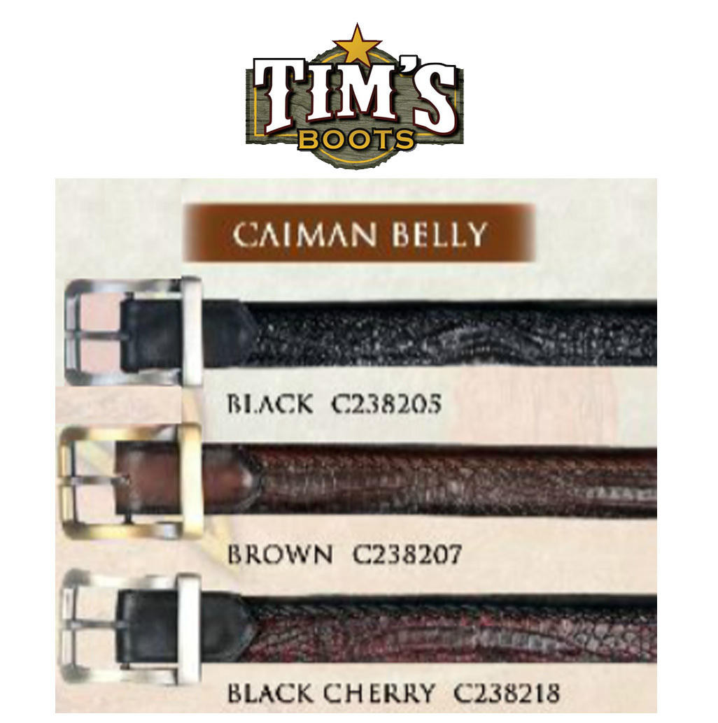 Los Altos Caiman Belly Belt